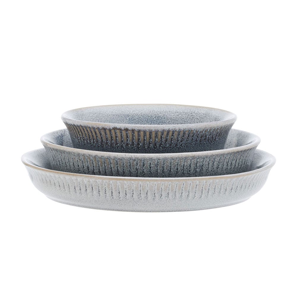 Amara Smoke 6 Piece Dinnerware Bowl Set, Service for 2