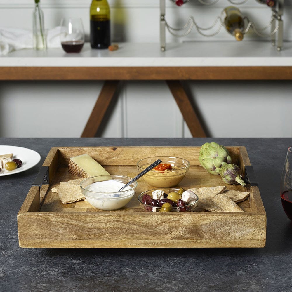 Mikasa Avery Square Lazy Susan Serve Tray