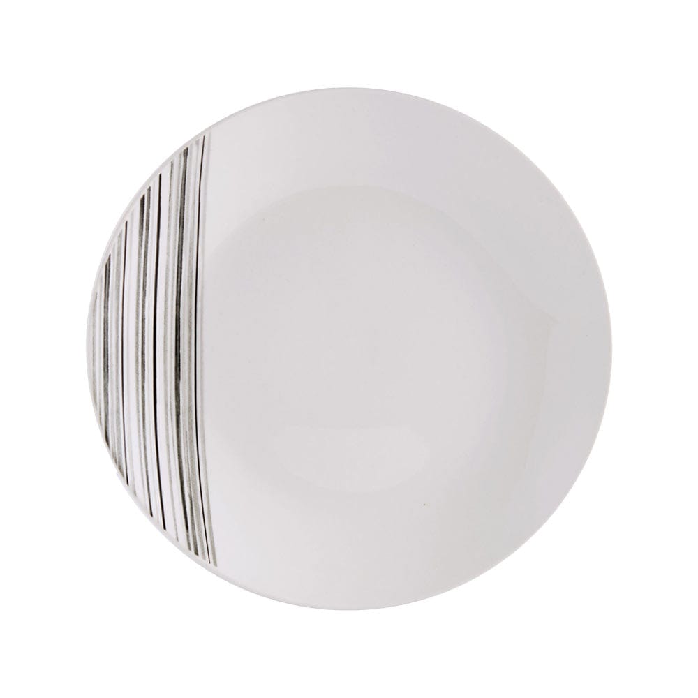 Brushed Lines 16 Piece Dinnerware Set, Service for 4