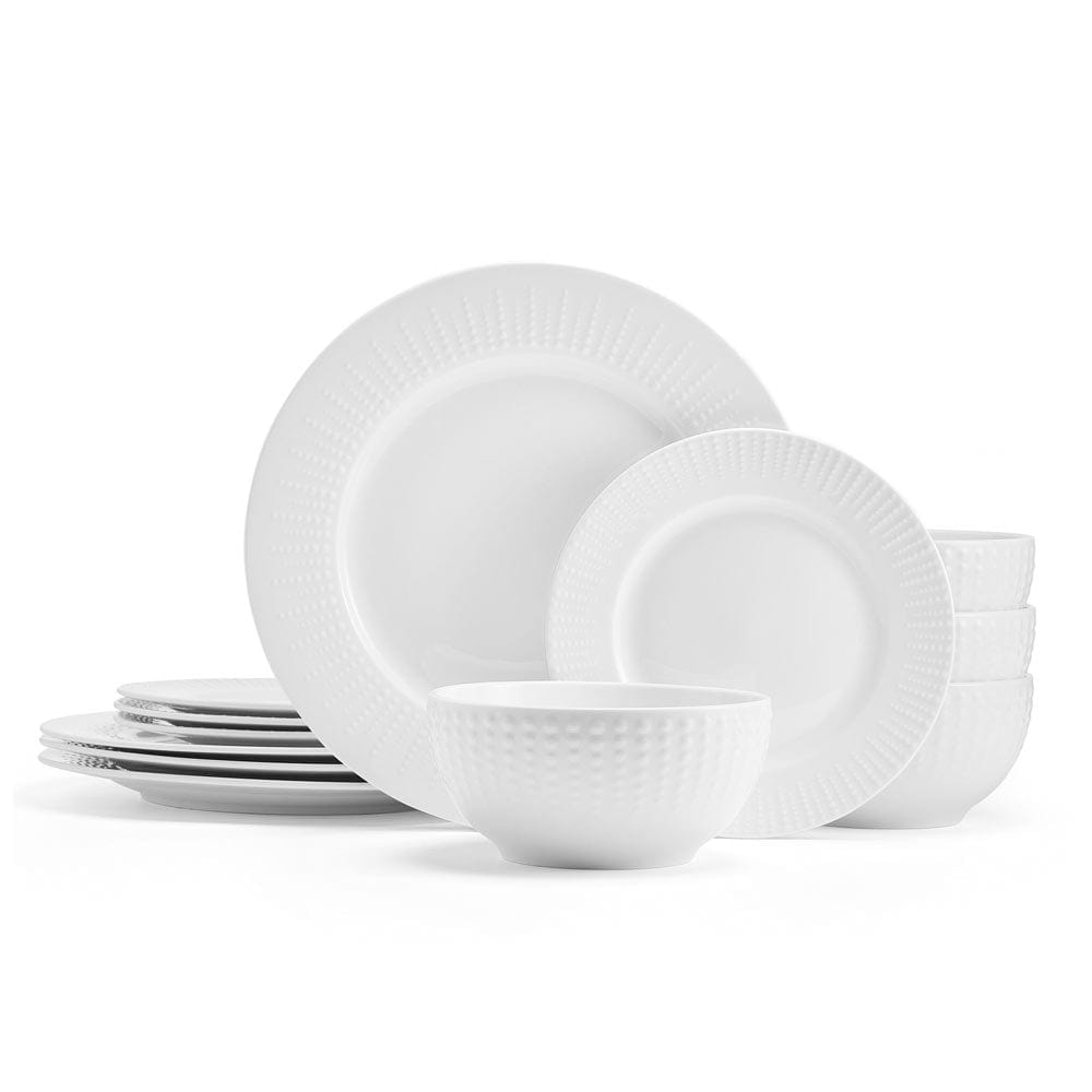 Cassie 12 Piece Dinnerware Set, Serivce for 4