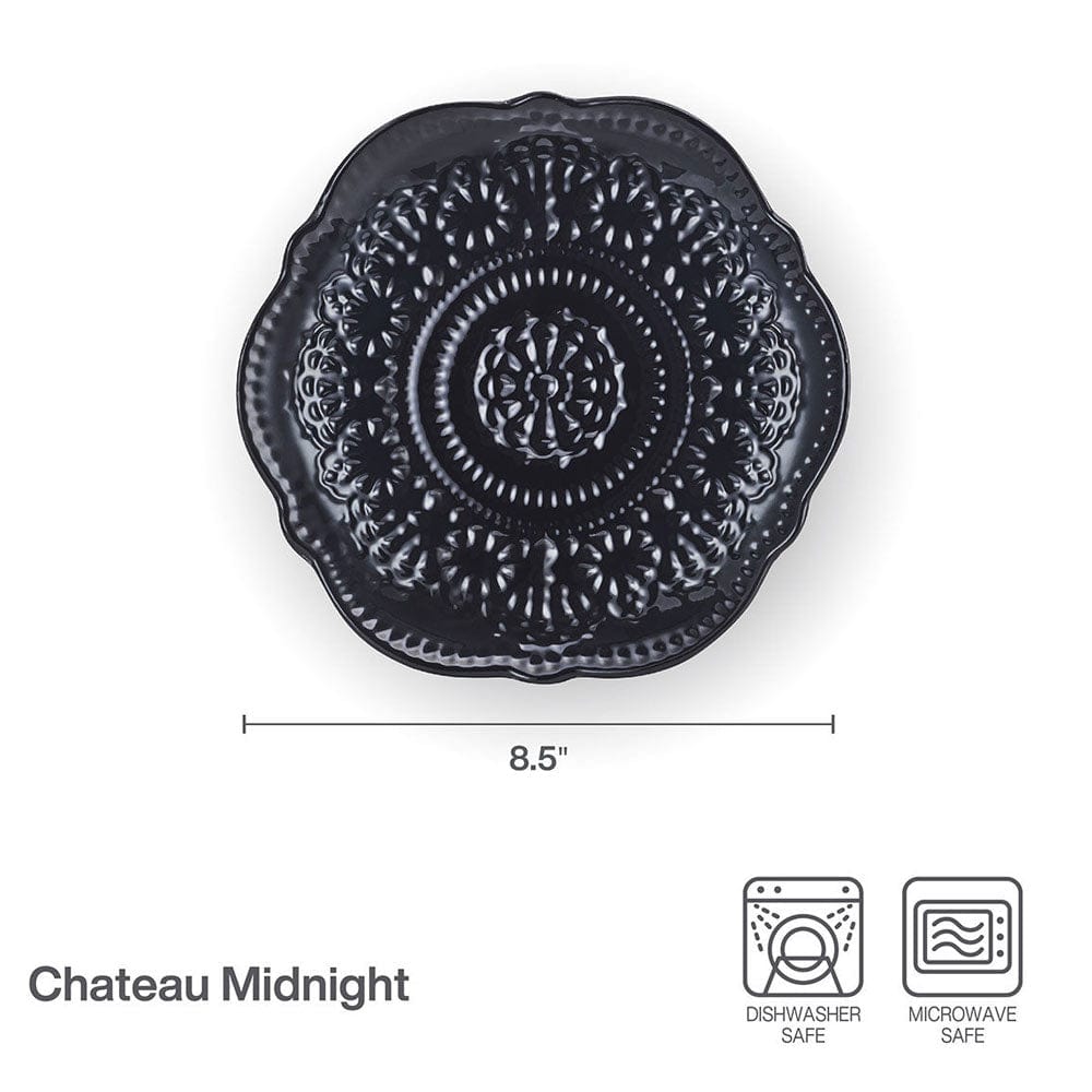 Chateau Midnight Set of 4 Salad Plates