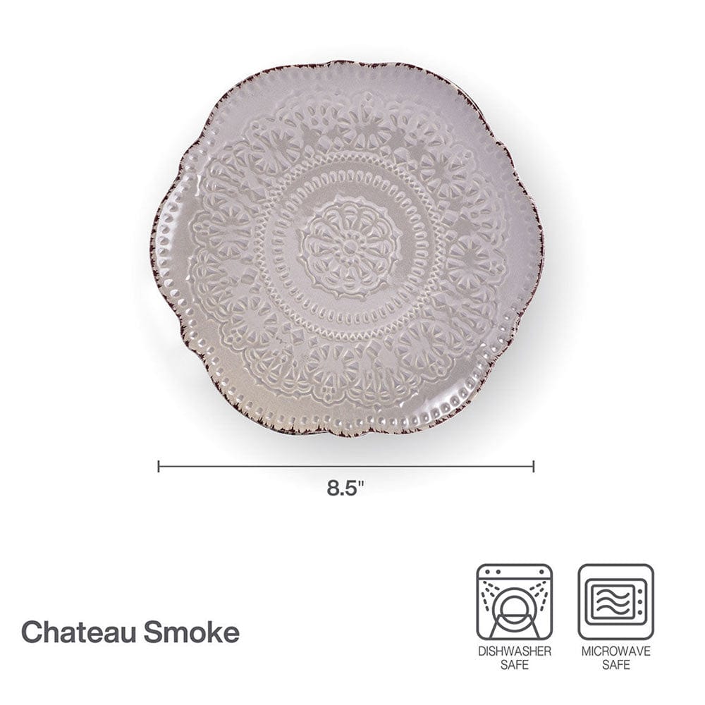 Chateau Smoke Set of 4 Salad Plates