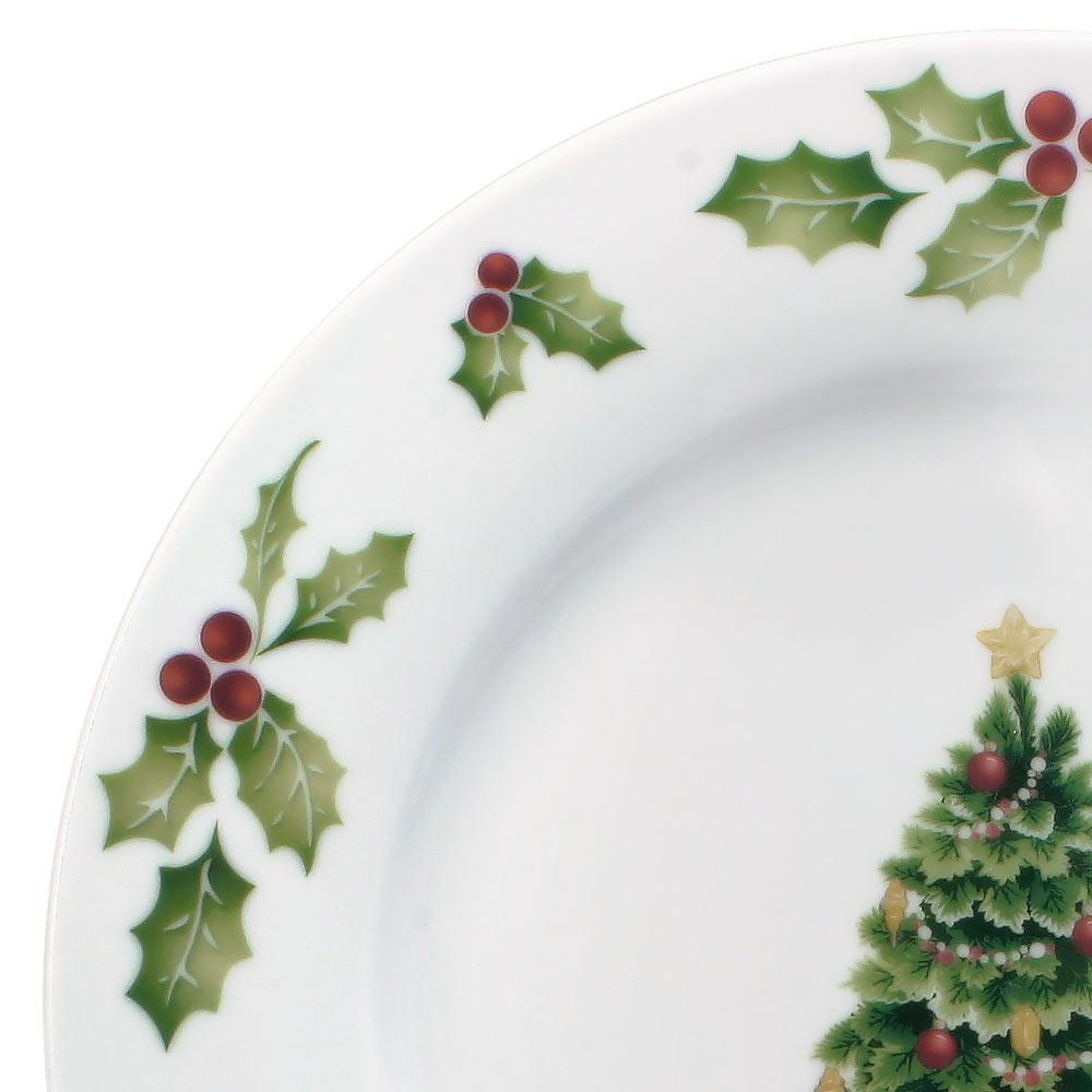 Christmas Day 24 Piece Dinnerware Set, Service for 8