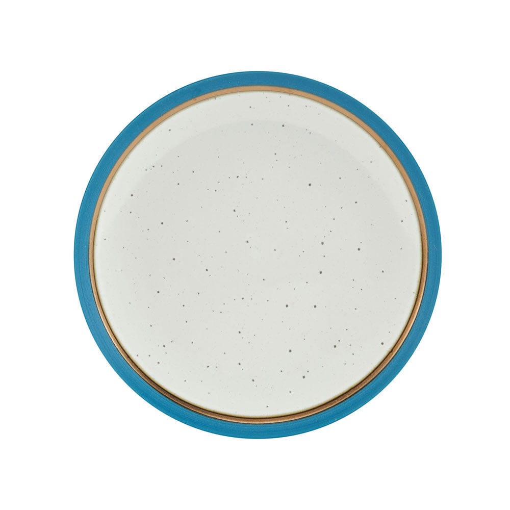 Ezra Blue 16 Piece Dinnerware Set, Service for 4