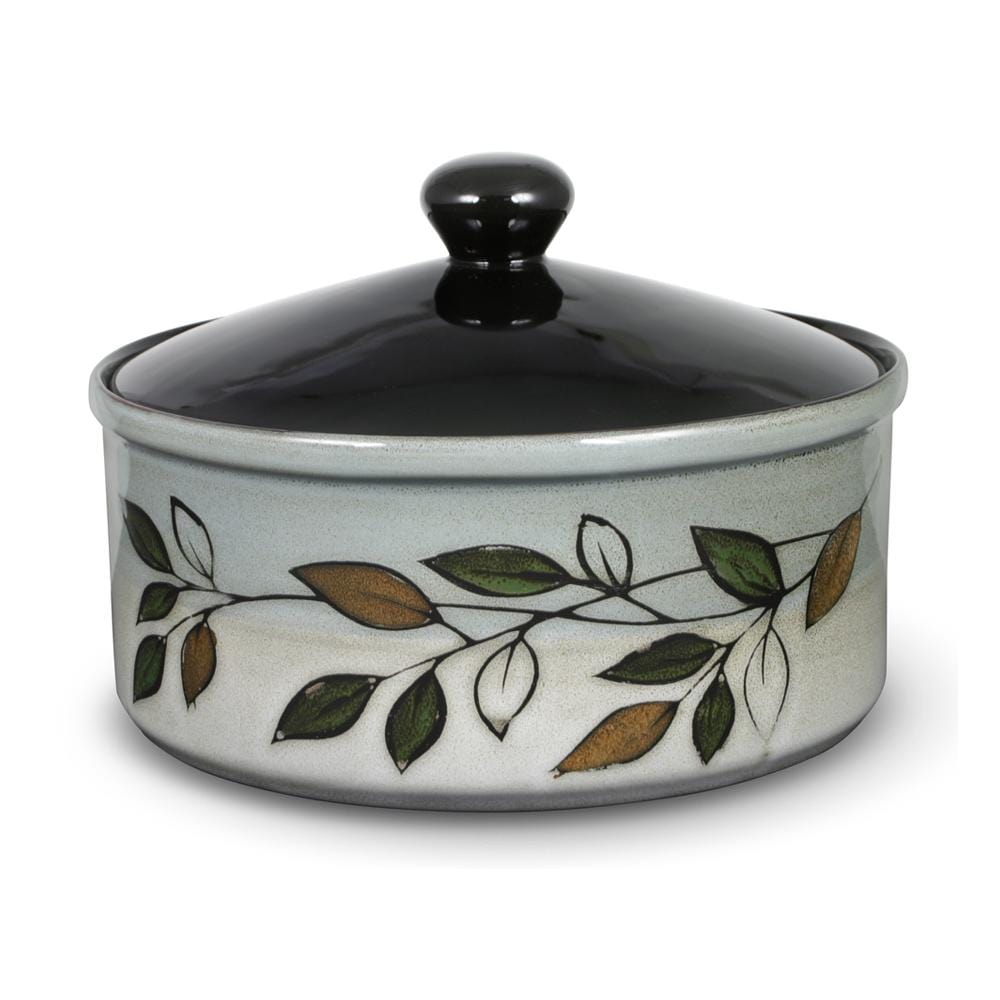 Pfaltzgraff Everyday Rustic Leaves Covered Casserole
