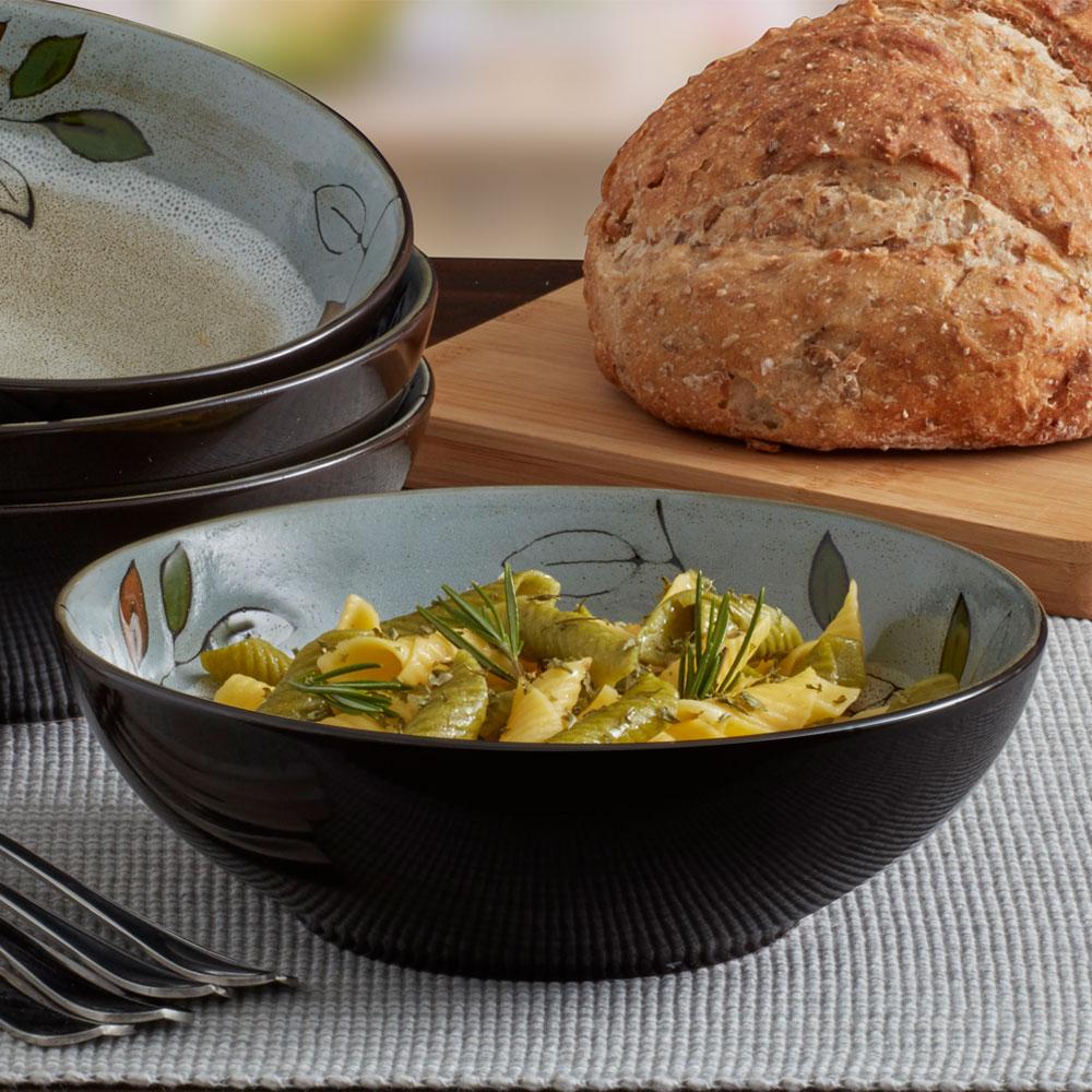 Rustic Leaves Individual Pasta Bowl