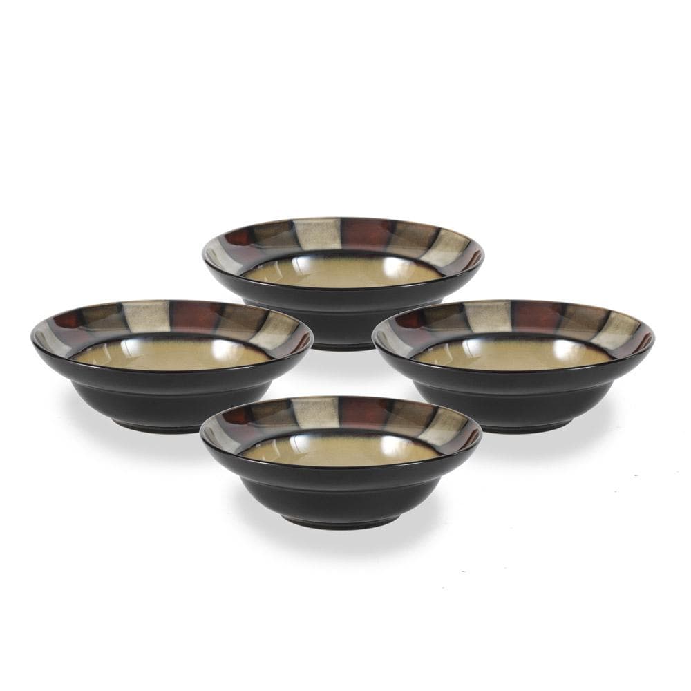Taos Set of 4 Rim Soup Cereal Bowls