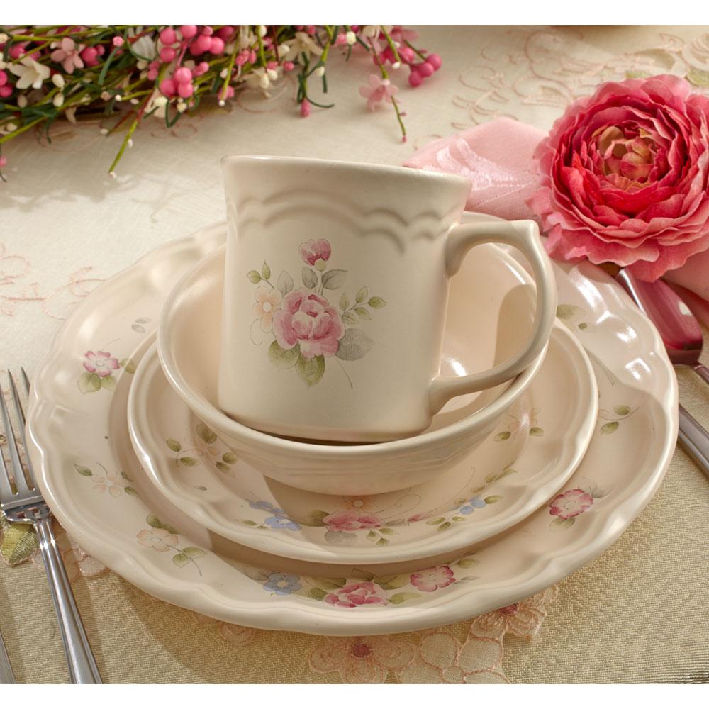 Child's Sweet Rose 16-pc. Porcelain Tea Set