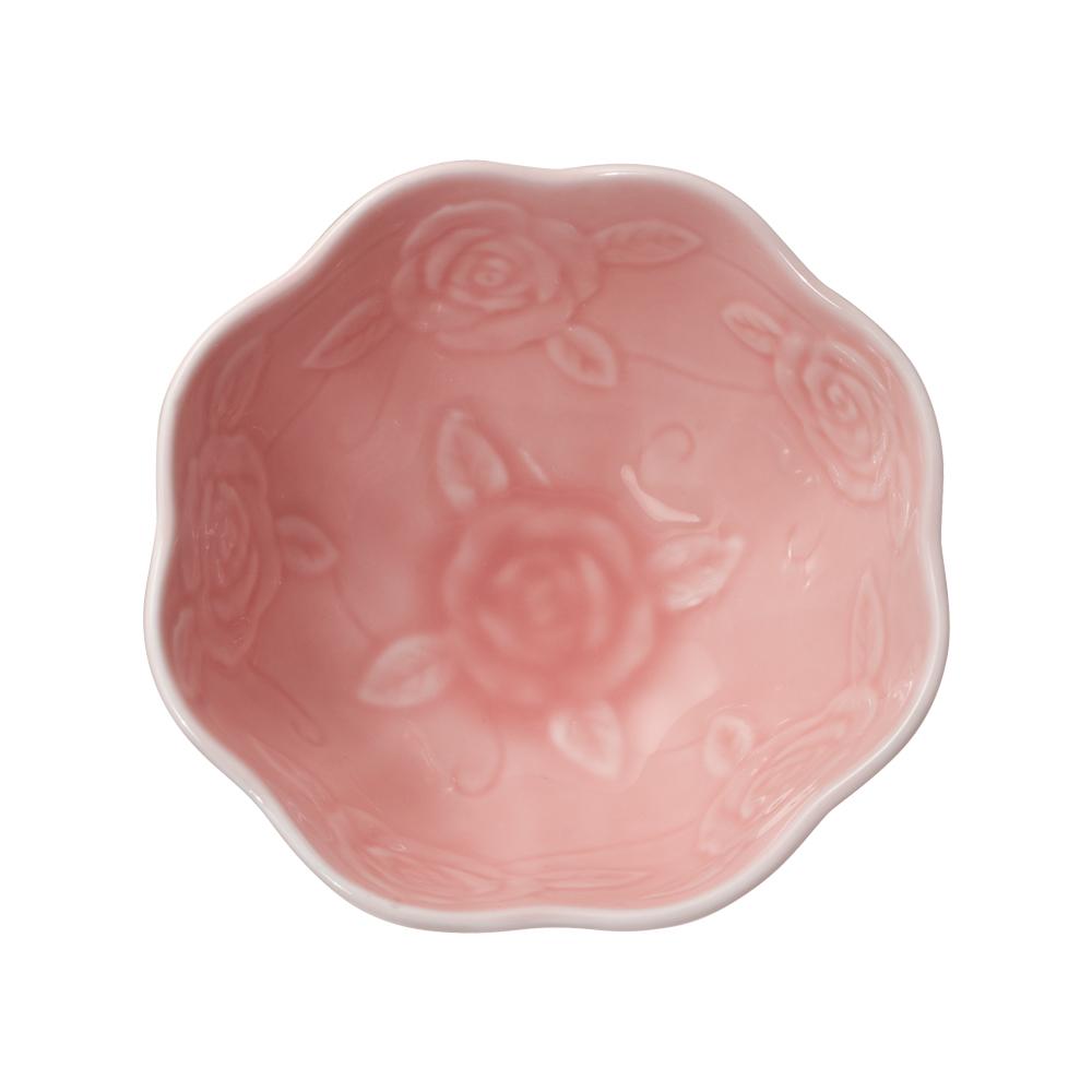 Tea Rose Pink Set of 4 Soup Cereal Bowl