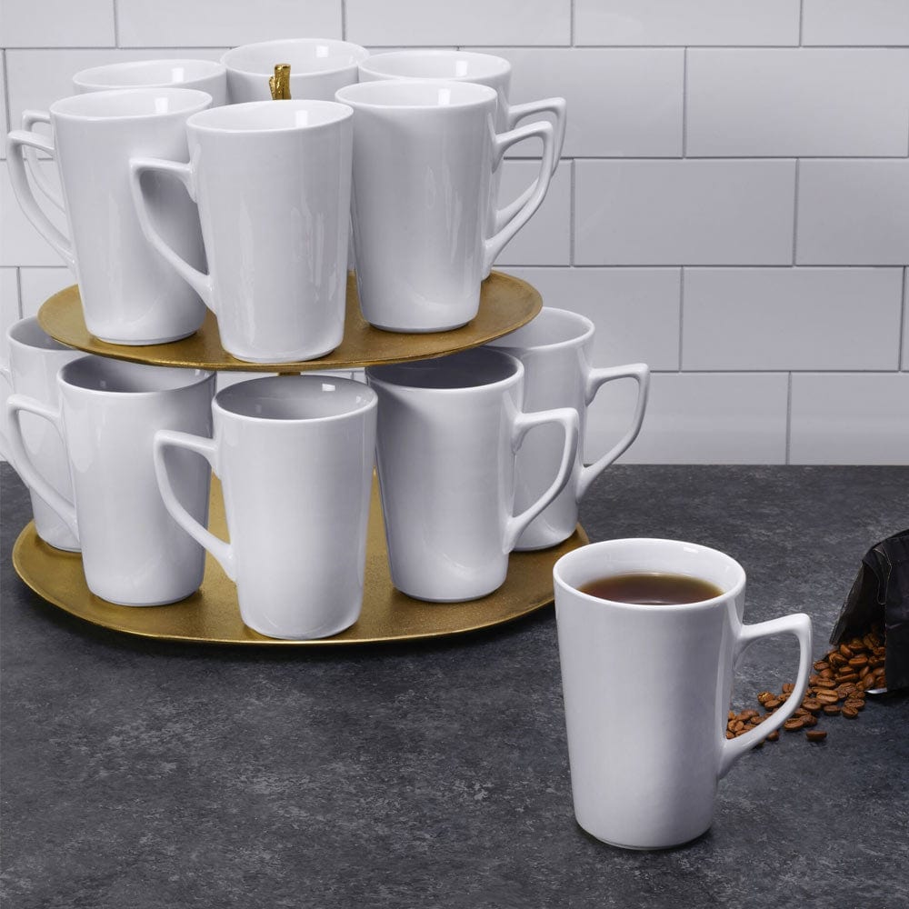 Towle Hospitality Set of 12 Porcelain Mugs