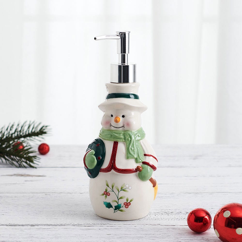 Winterberry® Snowman Soap Dispenser