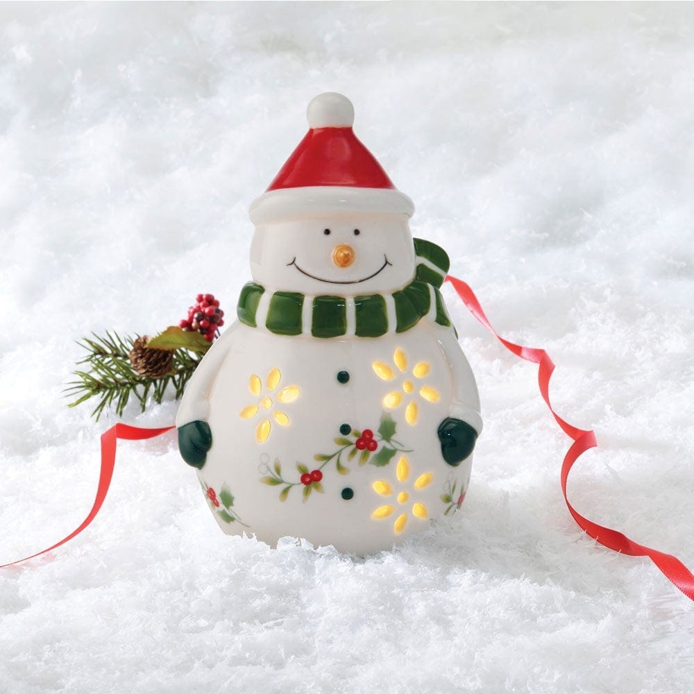 Winterberry® Snowman with LED Light, 5.5 Inch