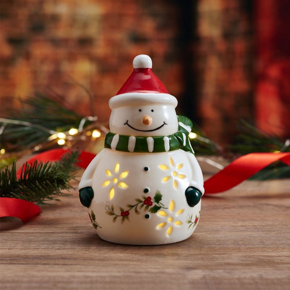 Winterberry® Snowman with LED Light, 5.5 Inch