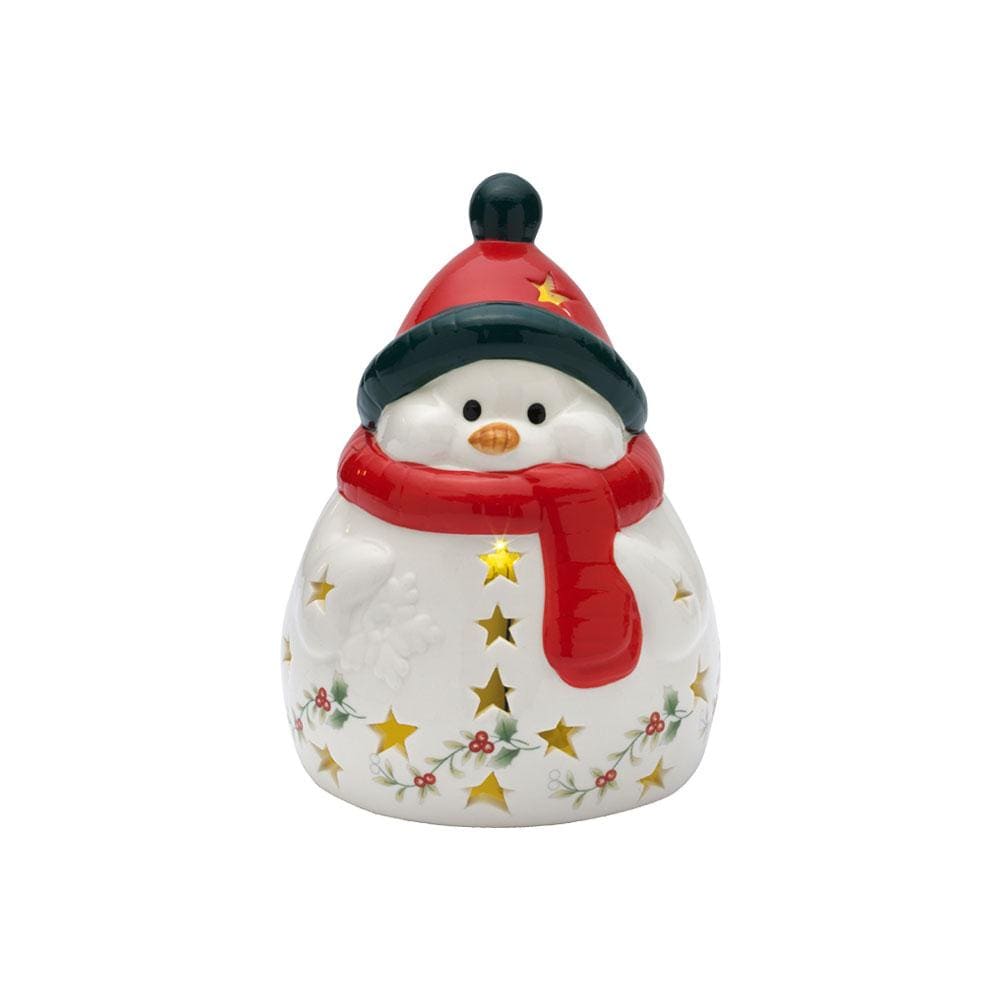 Winterberry® Snowman with LED Light