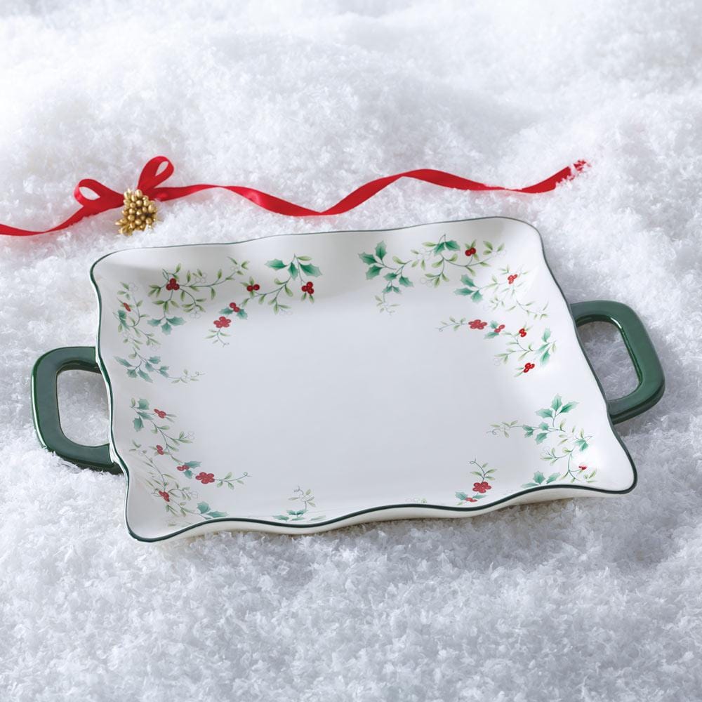 Winterberry® Square Handled Platter