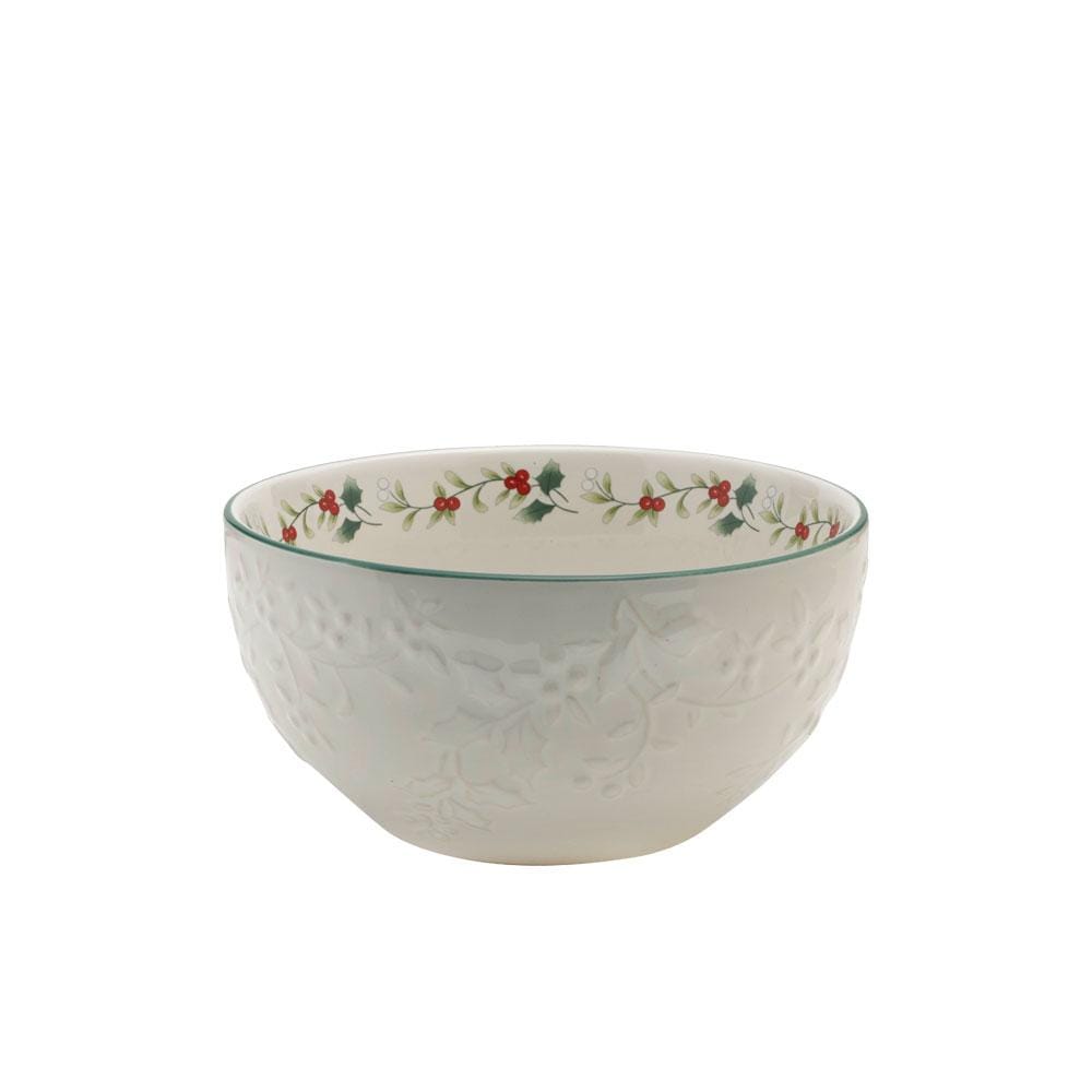Winterberry® White Soup Cereal Bowl