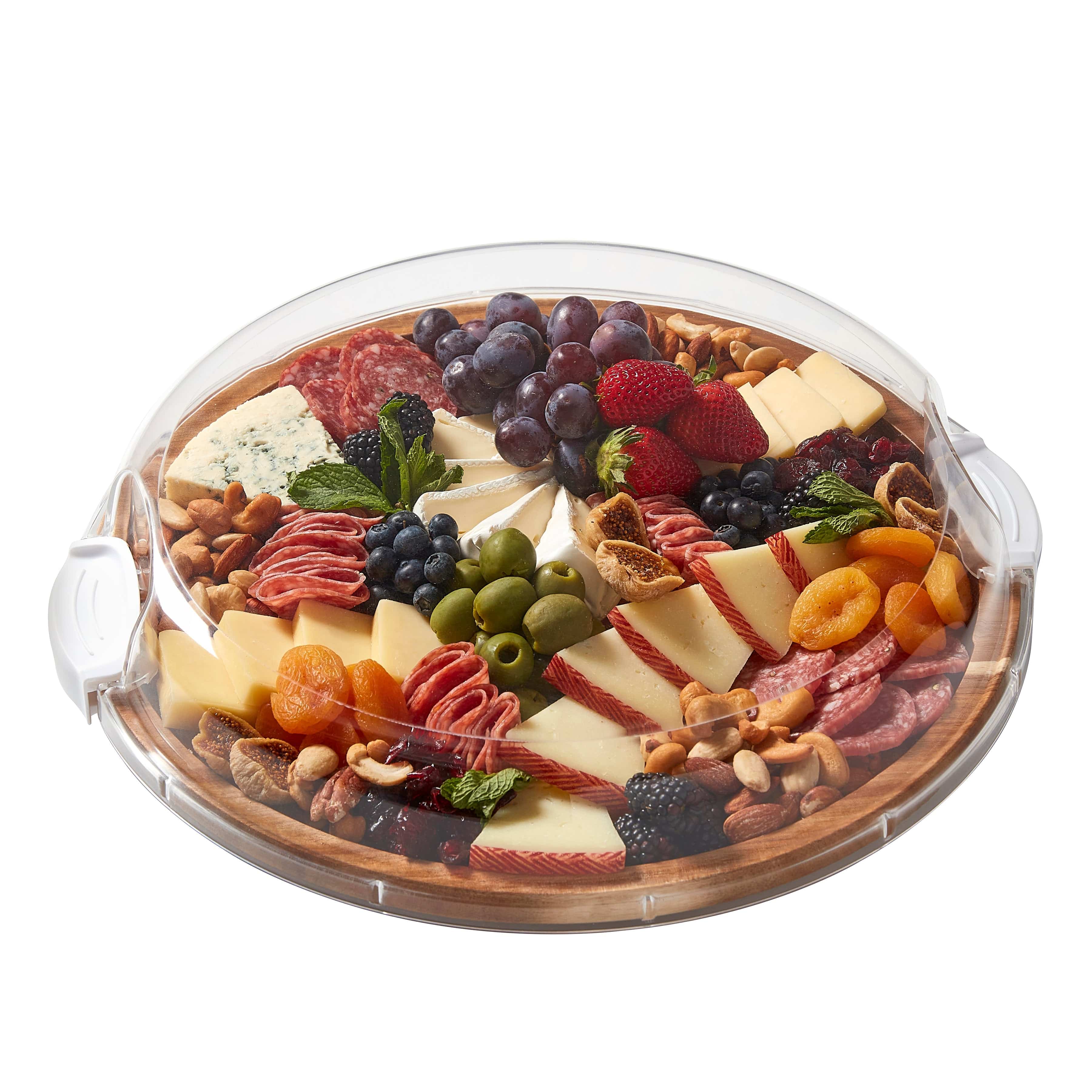 Farberware Build-A-Board ™ Cutting Board with Clear Locking Lid, 14 IN Round