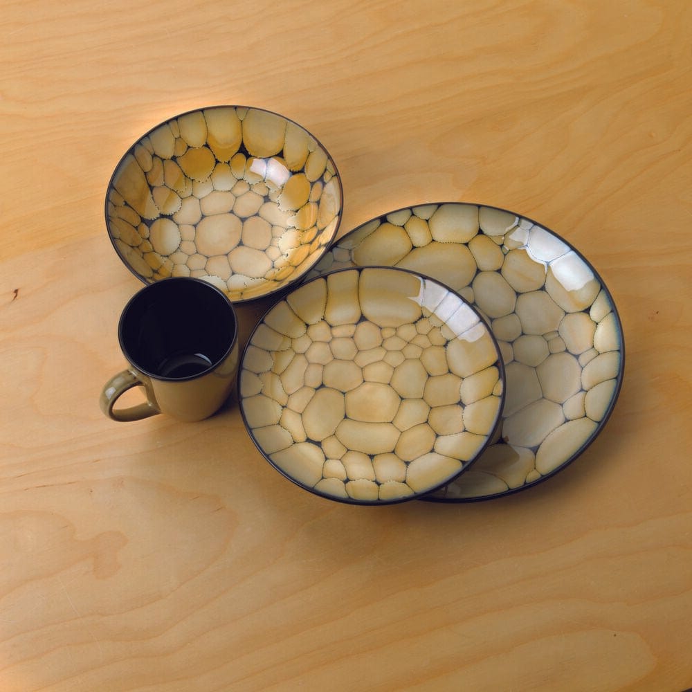 Cobblestone 32 Piece Dinnerware Set Service for 8