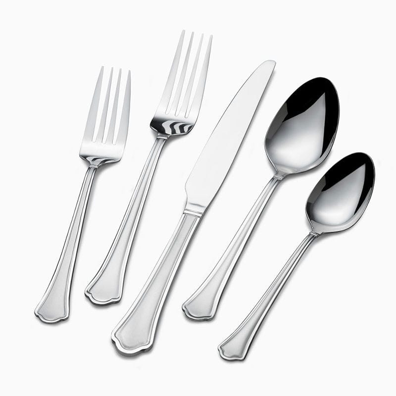 Satin Fulton 51 Piece Flatware Set, Service for 8