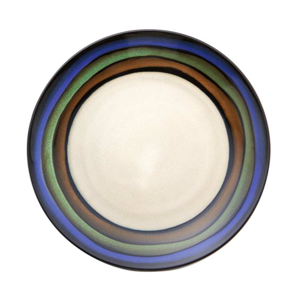 Galaxy Set of 4 Blue Dinner Plates