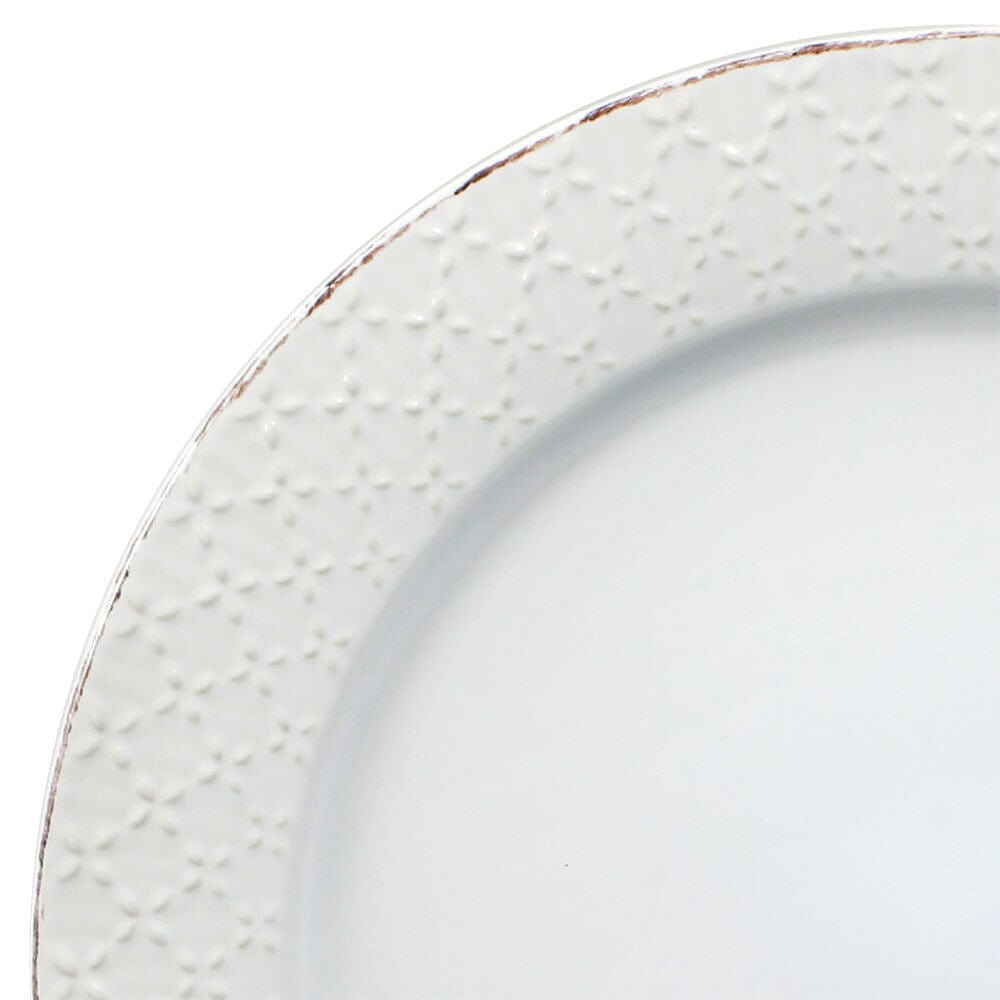 French Lace White Service for 8 with Serveware