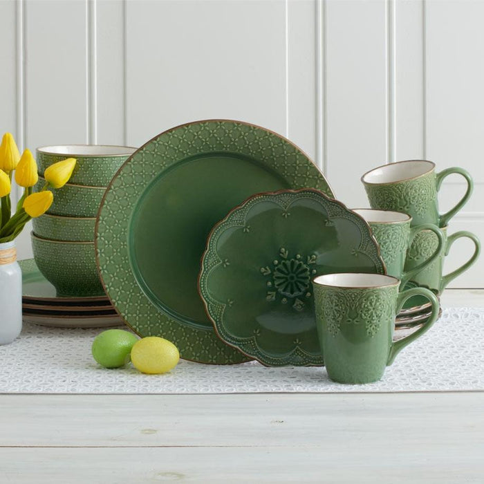 Dish Sets For Charlotte 32 Piece Dinnerware Set, Service For