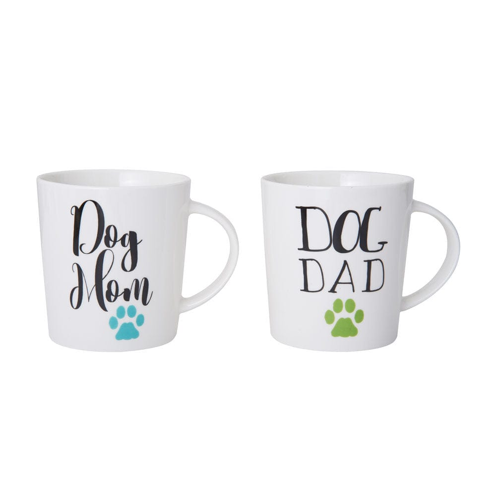 Sentiment Mugs Set of 2 Dog Mom & Dad Mugs