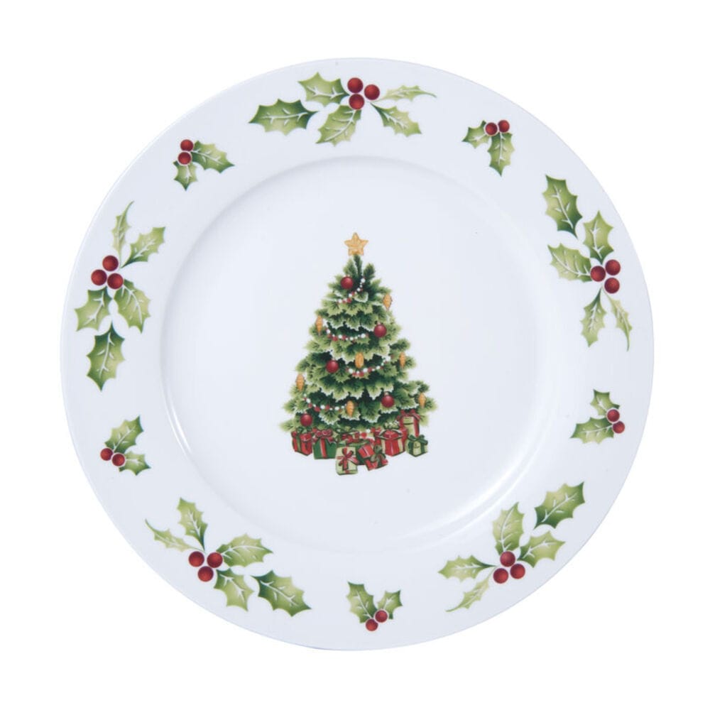 Christmas Day 24 Piece Dinnerware Set, Service for 8