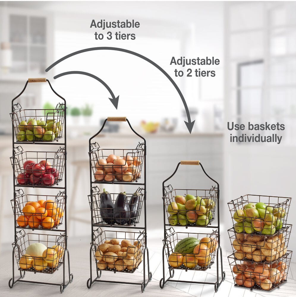 Ferme Adjustable Standing Storage Rack – Pfaltzgraff