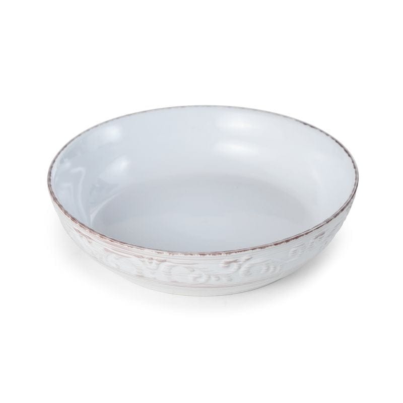 Trellis White Individual Pasta Bowl