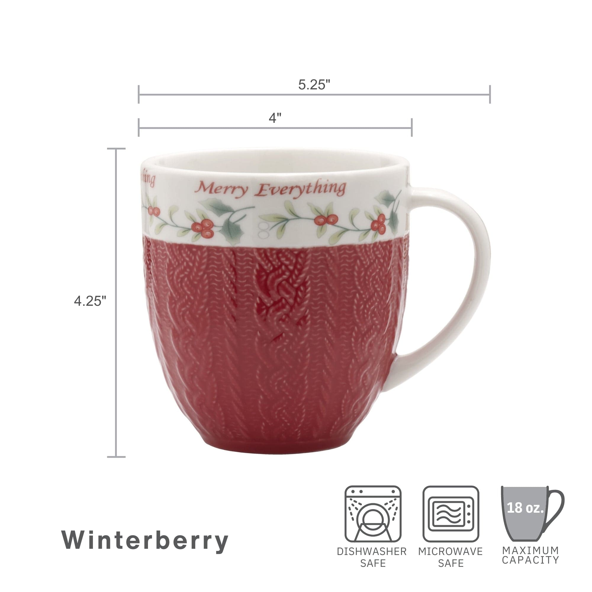 Winterberry® Merry Everything Sweater Mug