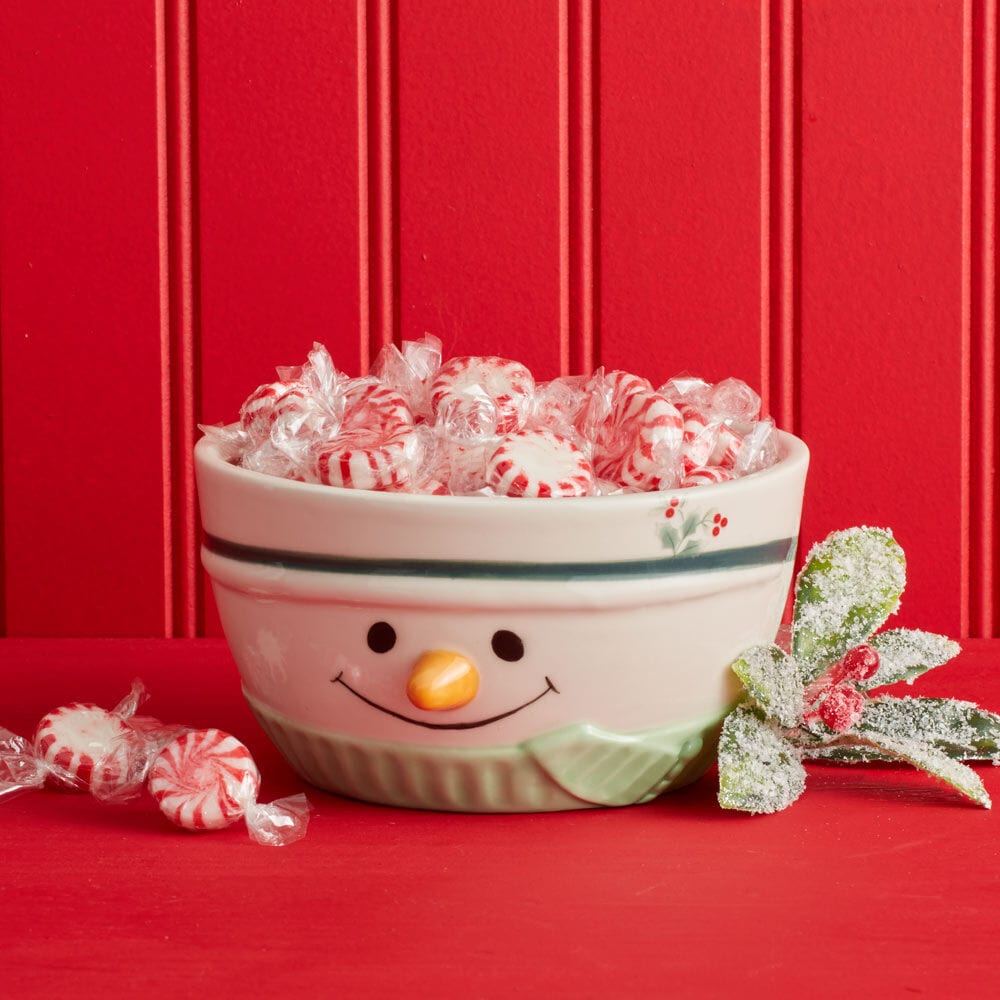 Winterberry® Snowman Sculpted Bowl
