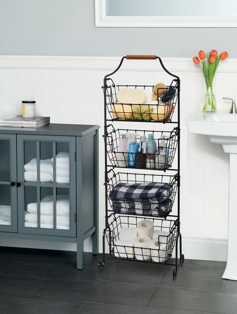 Laguna 4 Tier Adjustable Standing Storage Rack