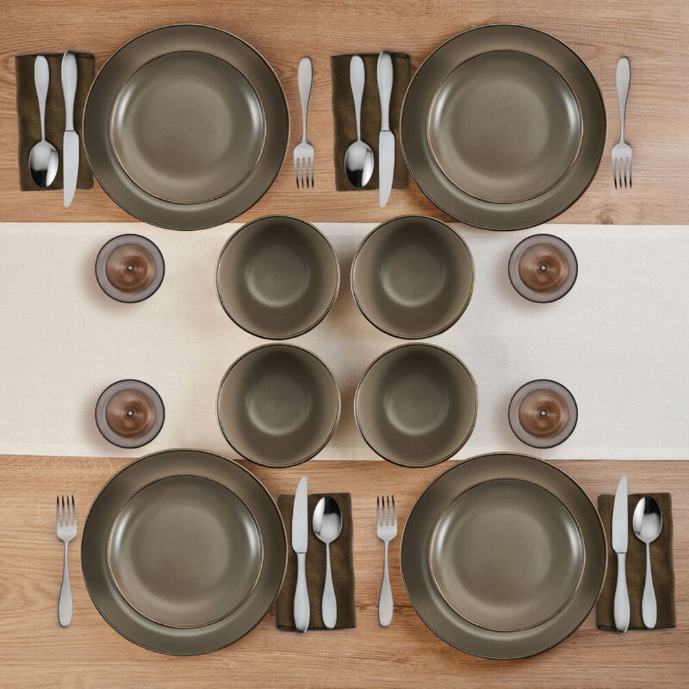Hadlee 12 Piece Dinnerware Set, Service for 4