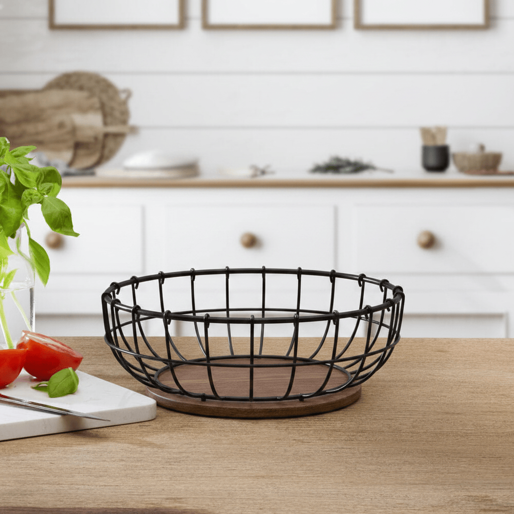 Anvil Cage Centerpiece Basket