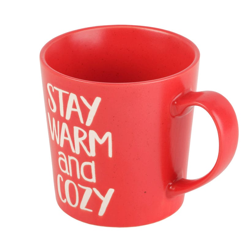Sentiment Mugs Red Snuggle Weather Mug