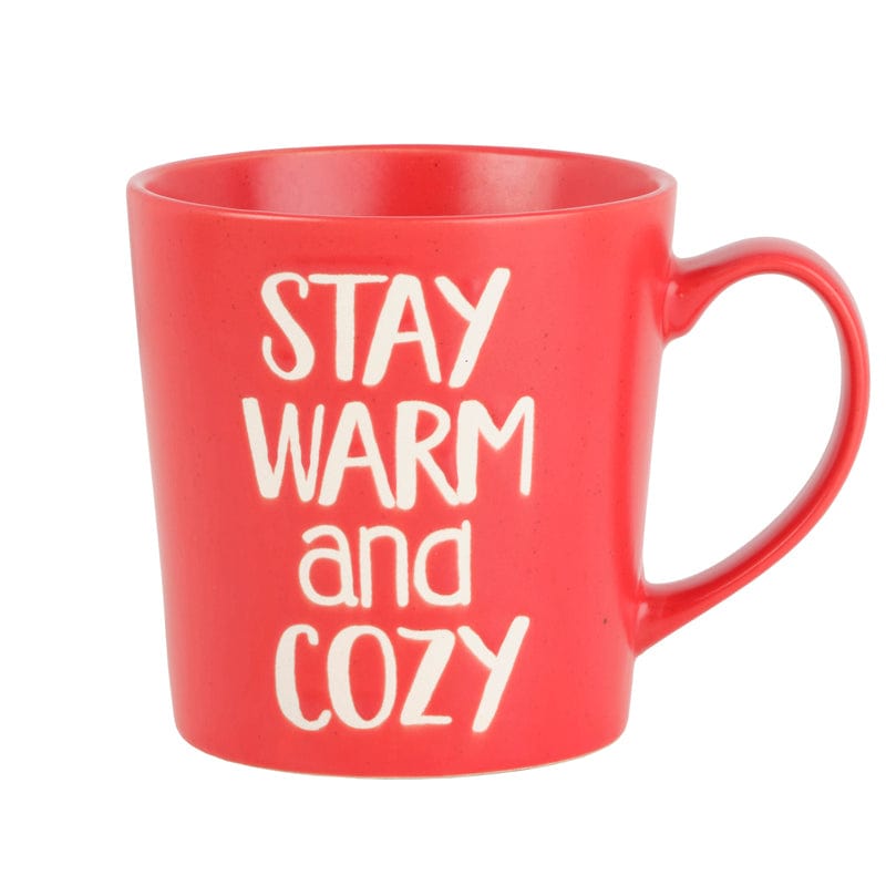 Sentiment Mugs Red Snuggle Weather Mug