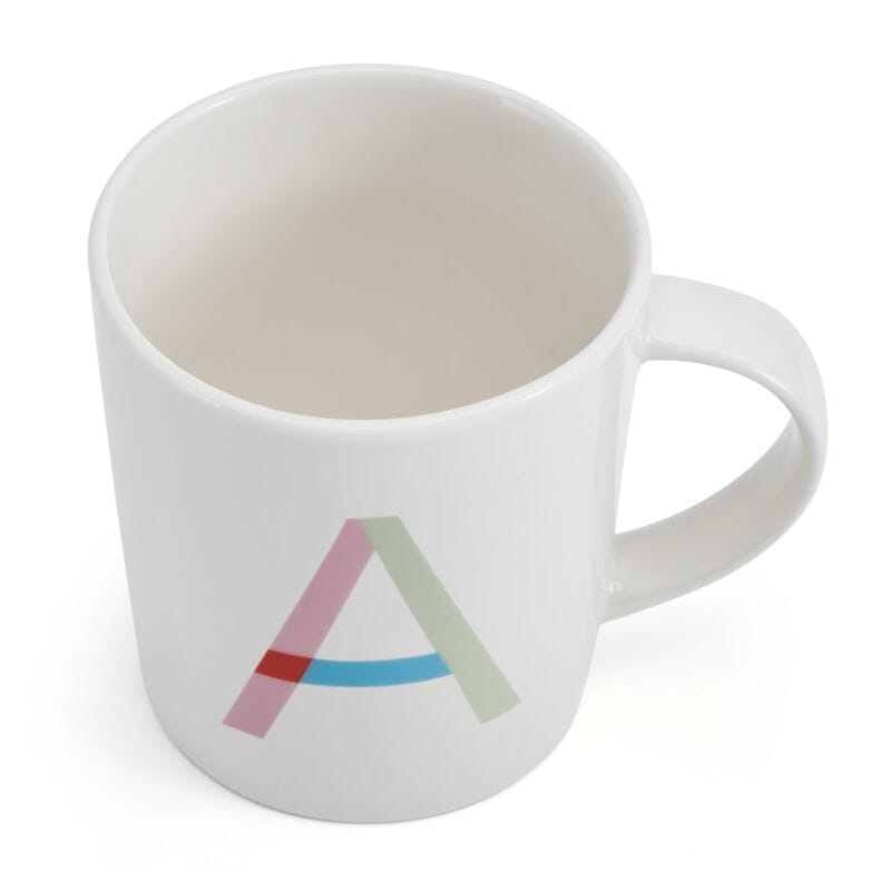 Sentiment Mugs Letter A Monogram Mug