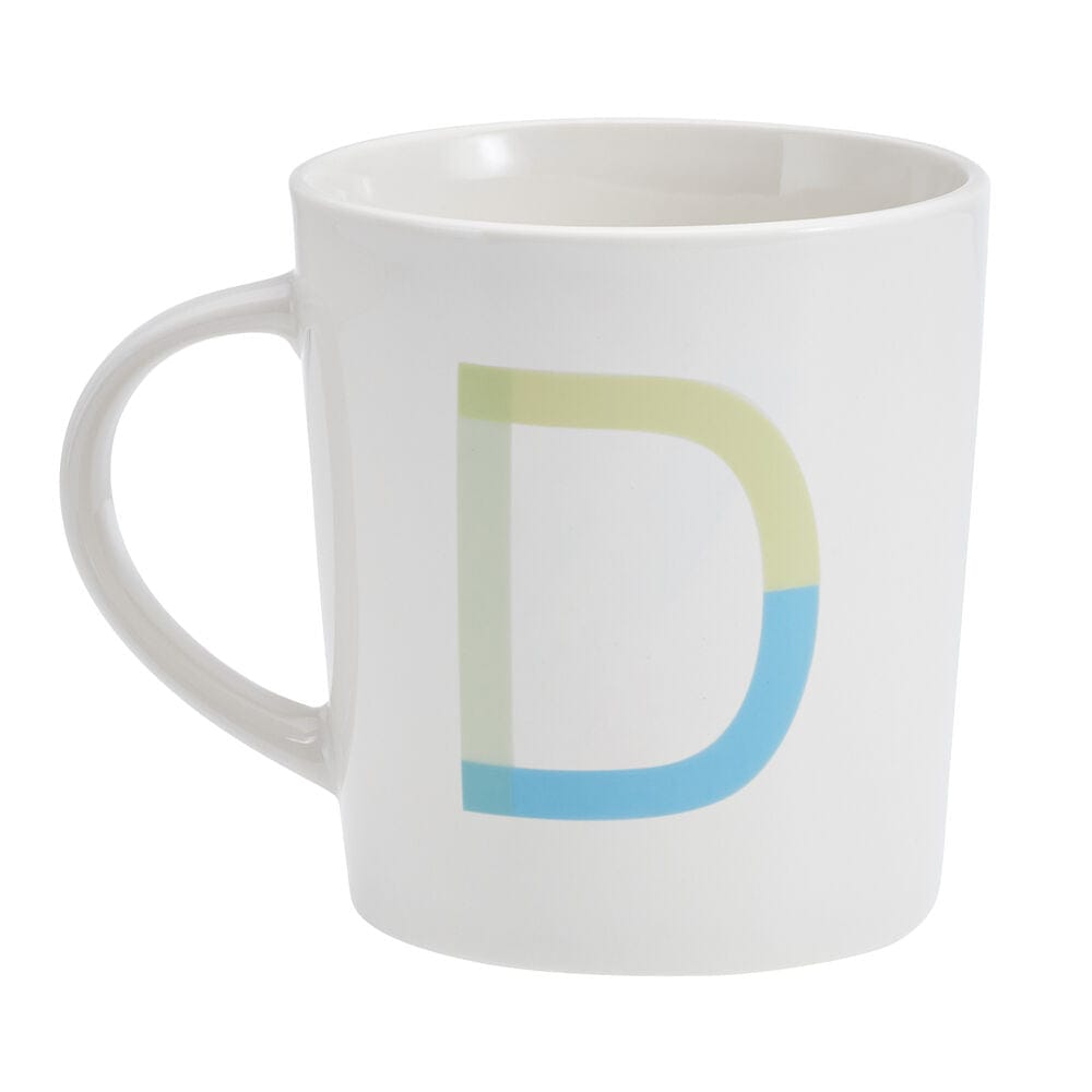 Sentiment Mugs Letter D Monogram Mug
