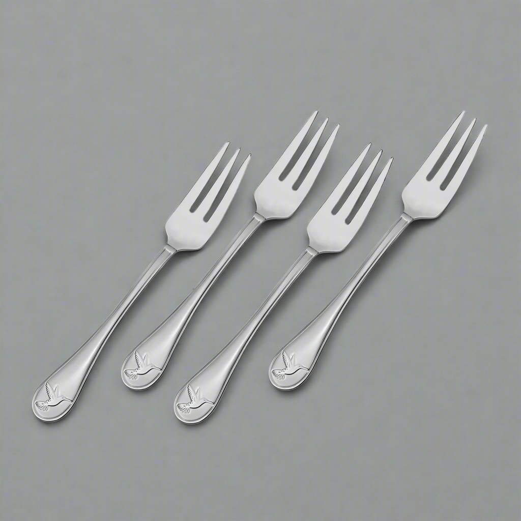 Hummingbird Set of 4 Appetizer Forks