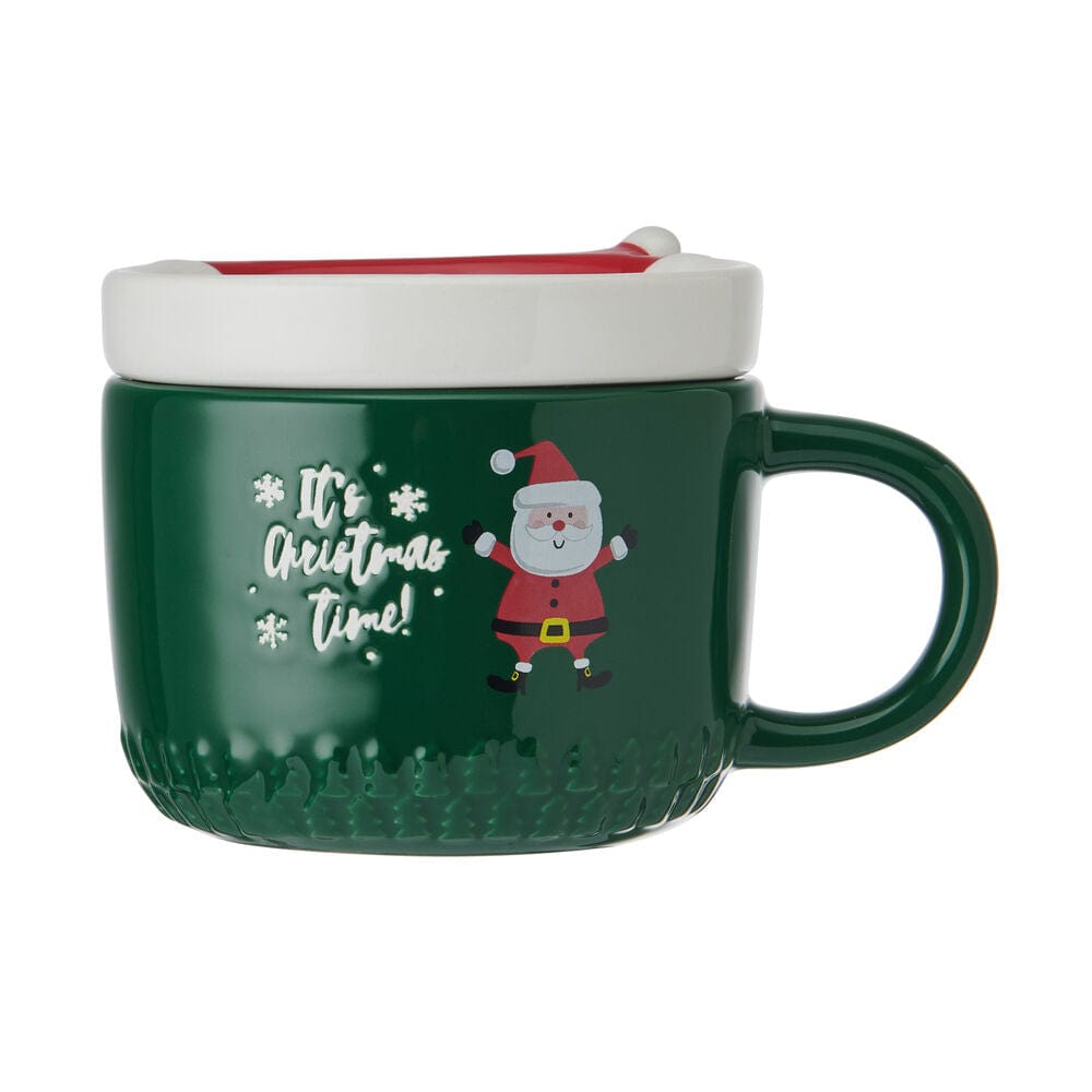 It’s Christmas Time Santa Covered Mug