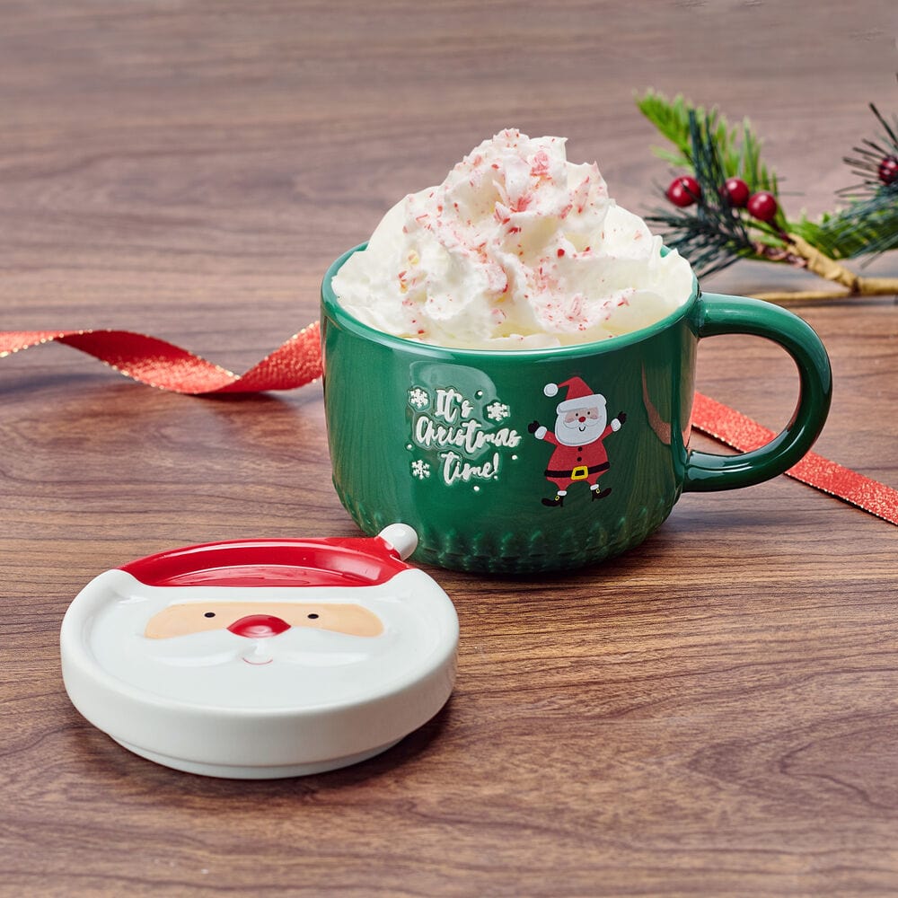 It’s Christmas Time Santa Covered Mug