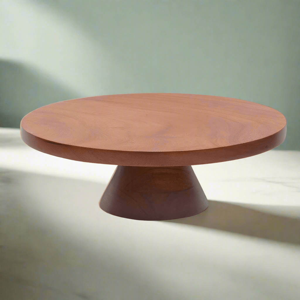 Acacia Wood Cake Stand