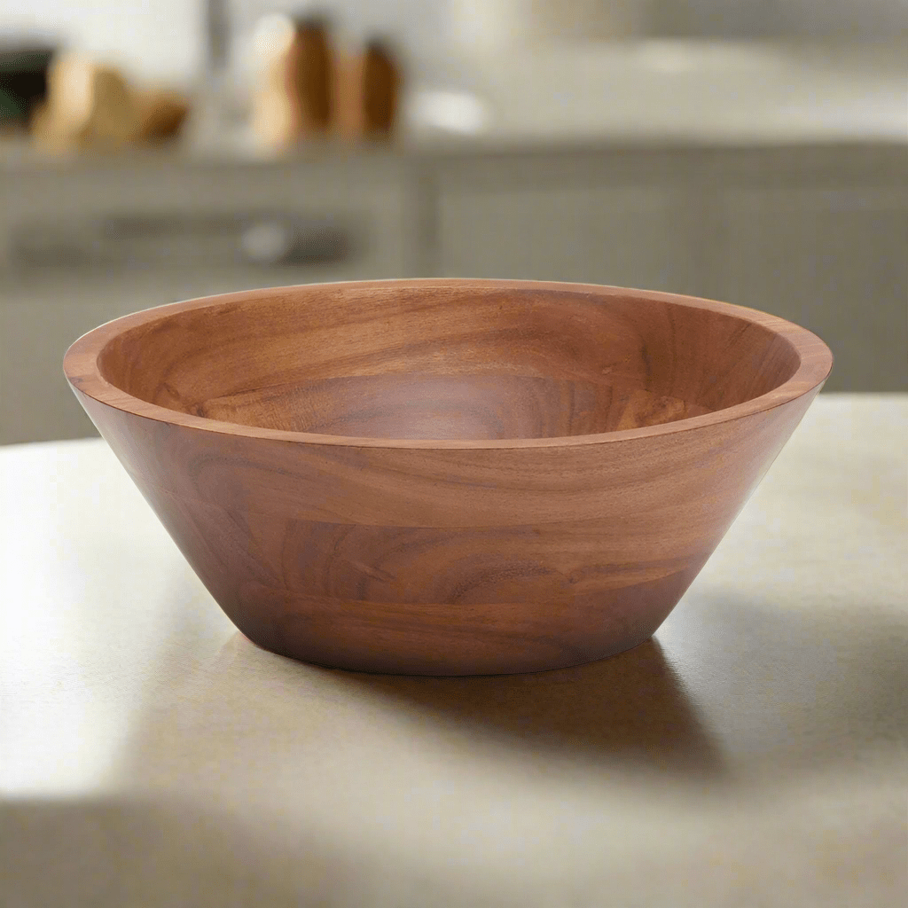 Acacia Wood Serve Bowl