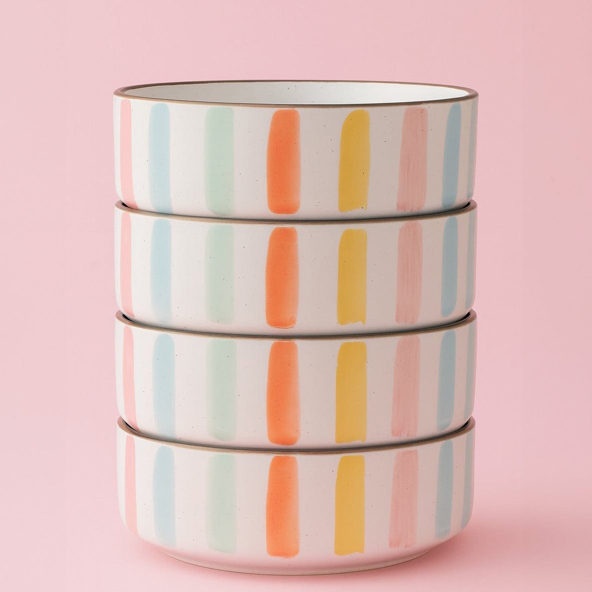 Darbie Angell Happy Spring Summer Set of 4 All Purpose Bowls