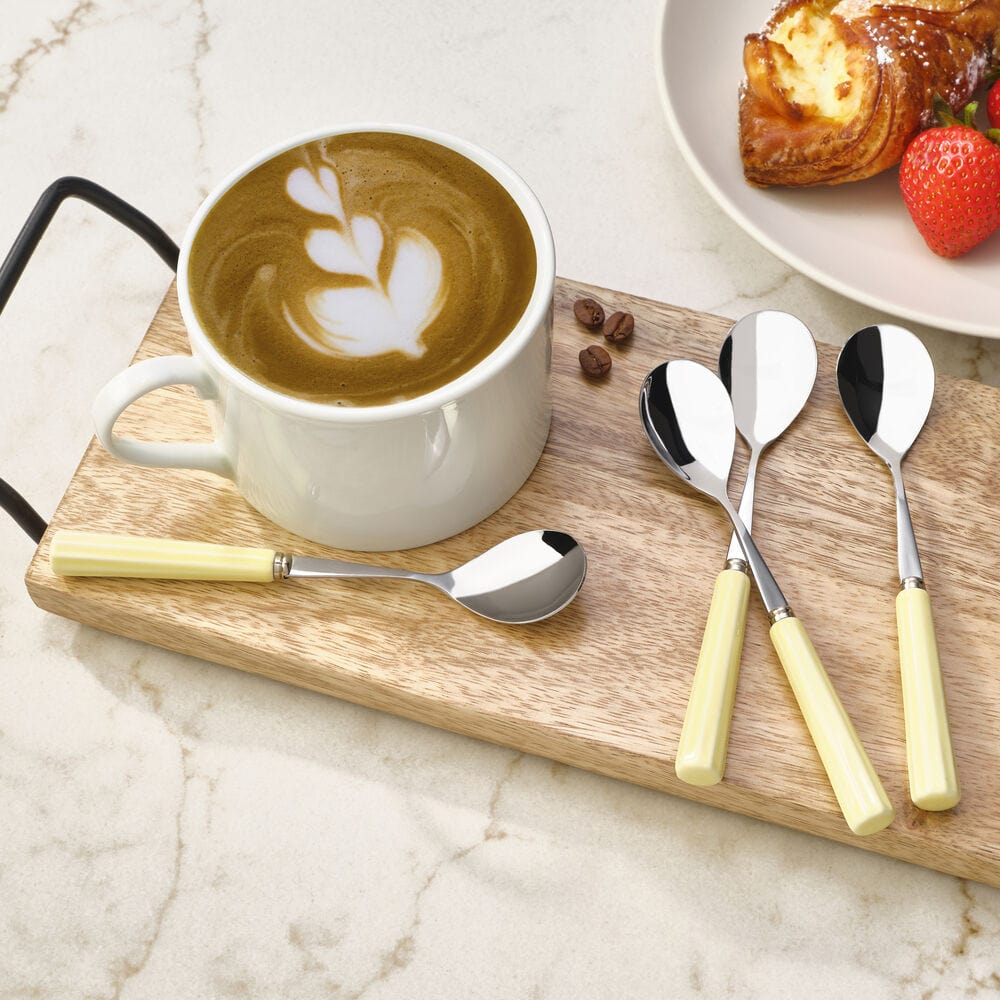 Darbie Angell Happy Set of 4 Mini Coffee Spoons