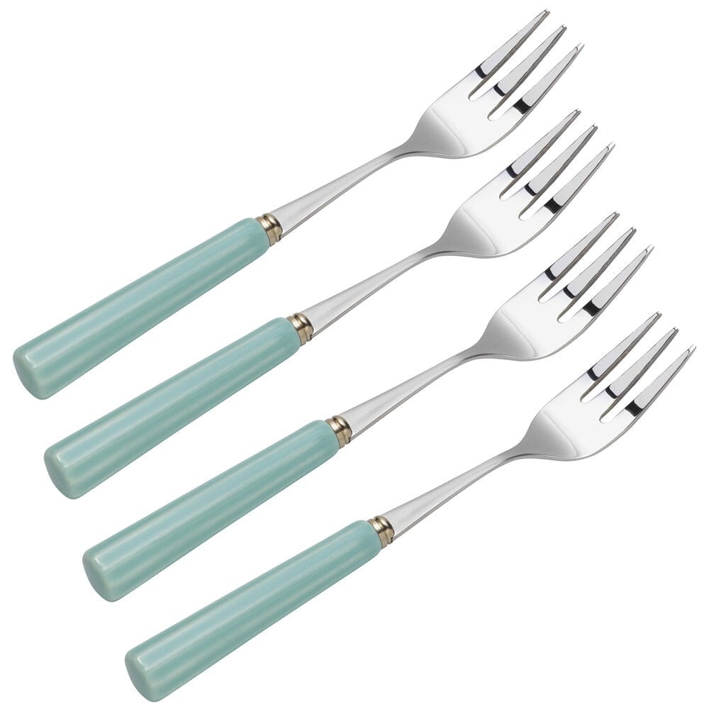 Darbie Angell Happy Set of 4 Appetizer Forks
