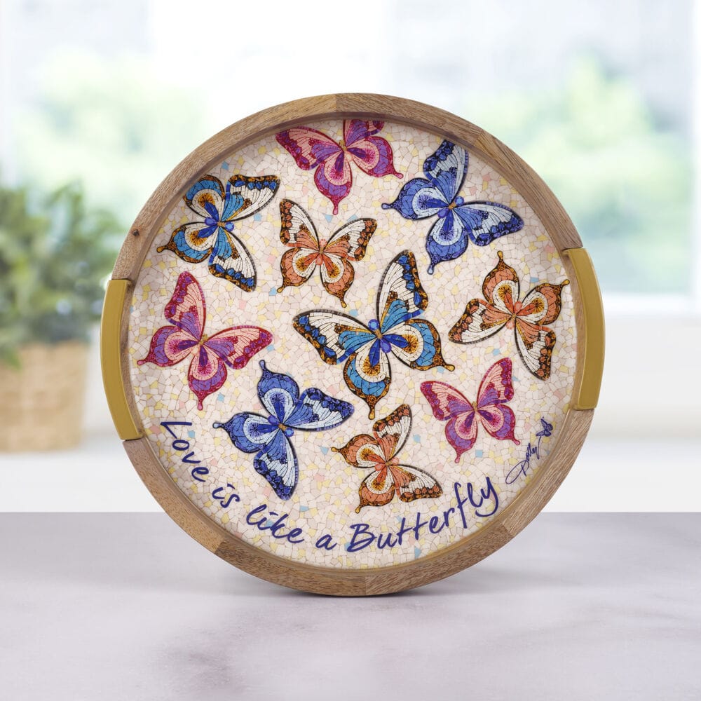 Dolly Parton Mosaic Lazy Susan Serve Tray