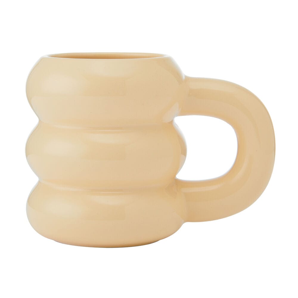 Yellow Rounded Cloud Mug