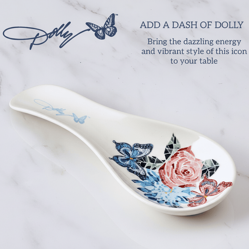 Dolly Parton Butterfly Spoon Rest
